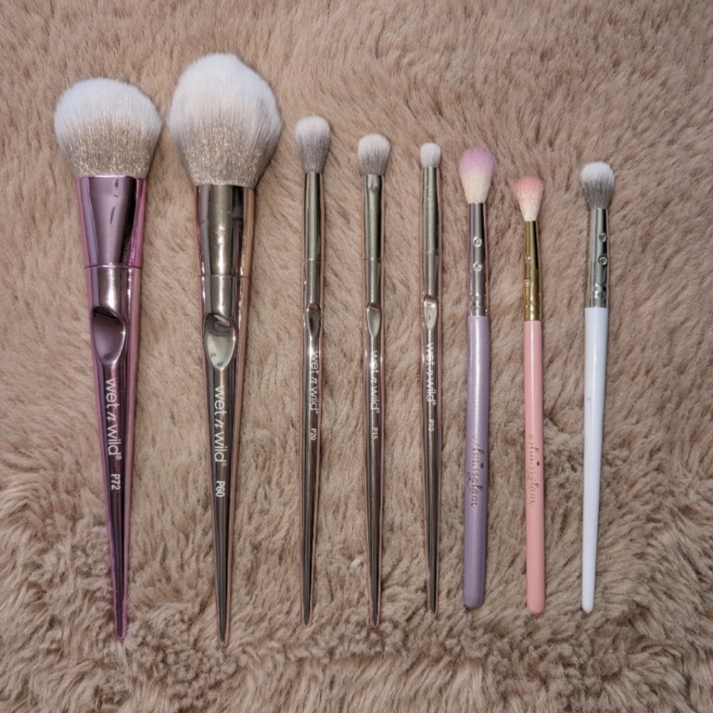 Various Makeup Brushes - Wet n Wild & Slmissglam